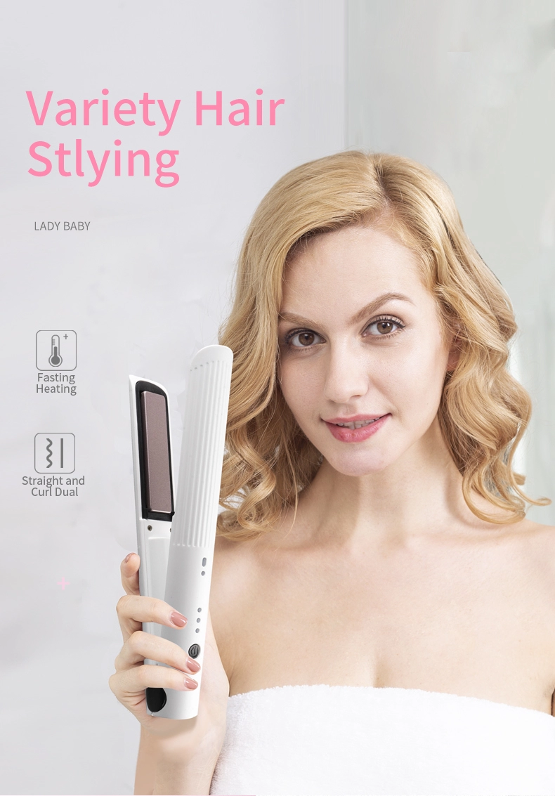 SAIN Private Label Hair Straightener Display and Hot Curling Iron PortablePlate Flat Iron Straightener and Curler