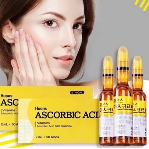 South Korea Huons Ascorbic Acid Vitamin C Whitening Anti-Aging Ascorbic Acid 50 AMPS Mesotheraphy Filler Injection Glutathione