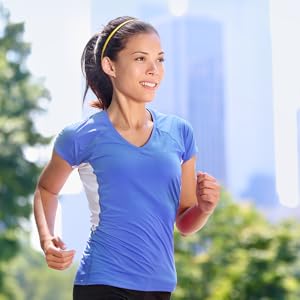 Woman jogging - Neutrogena Sport Face Sunscreen is sweat-resistant and designed for active lifestyle