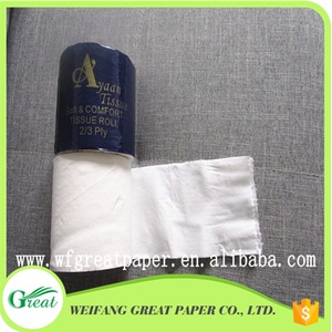 Hot product 2ply 190sheets wholesale sanitary toliet tissue roll paper