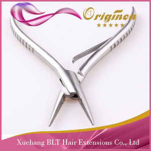 Keratin Hair Extensions Tools Fusion Hair Extension Stainless Steel Pliers