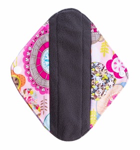 2018 Reusable Washable Menstrual Pad Bamboo Charcoal lady Napkin Sanitary Pad