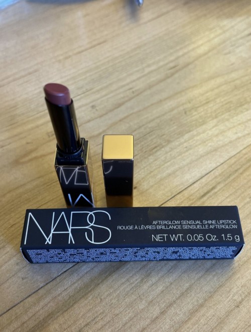 Nars Afterglow Sensual Shine Lipstick in Turned On 321 Authentic