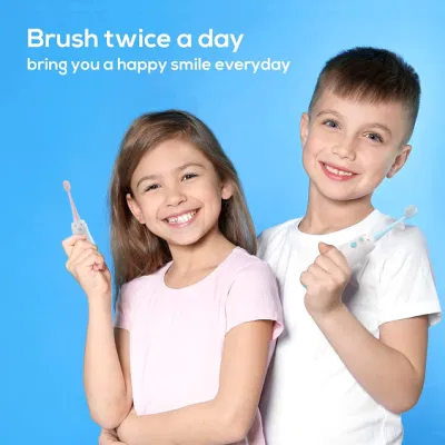 OEM Teeth Whitening Battery Powered Waterproof Sonic Kids Electric Toothbrush