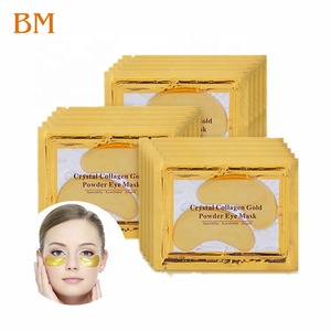 Best Selling Anti-Aging Collagen Silicone Crystal 24K Gold Neck/Face/Lip/Eye/ Forehead Mask