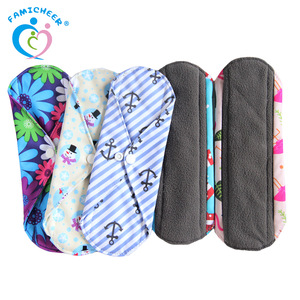 Wholesale Bamboo Reusable Waterproof Sanitary Pads Cloth Menstrual Pads