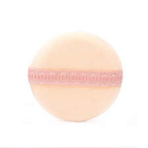 Foundation  professional flocking make up puff,white cosmetic powder puff