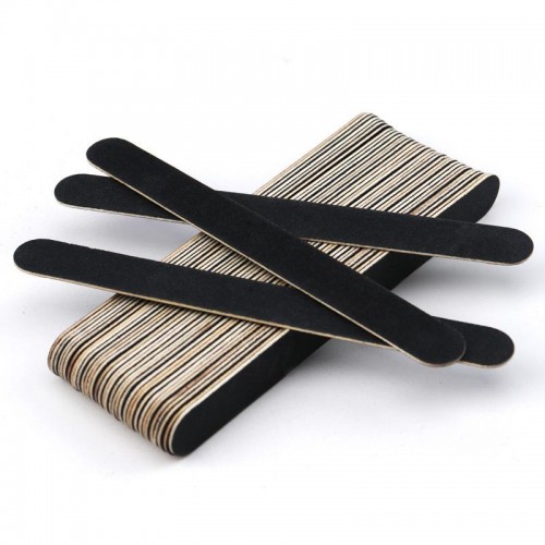 Eco Wooden Nail Files 100/80 Grit Double Sided Nail Buffing File