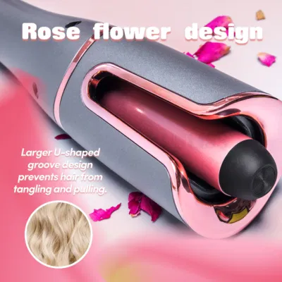 Automatic Curling Iron Wand 360 Degree Rotating Hair Curler