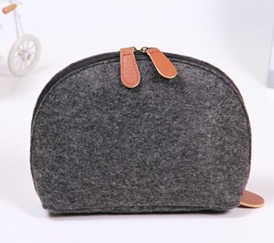 shell shape korean style custom cosmetic bag makeup