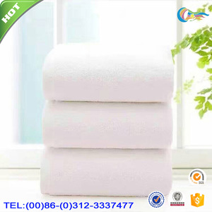 Wholesale Cheap Price Hotel Towel Supply 100% Cotton Terry White Hotel Towel