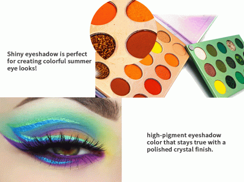 2021 New arrival High Quality 60 Colors Glitter Custom nude Eyeshadow Palette Eyeshadow Palette