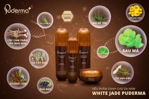 PUDERMA WHITE JADE CREAM FOR BLAZED SKIN