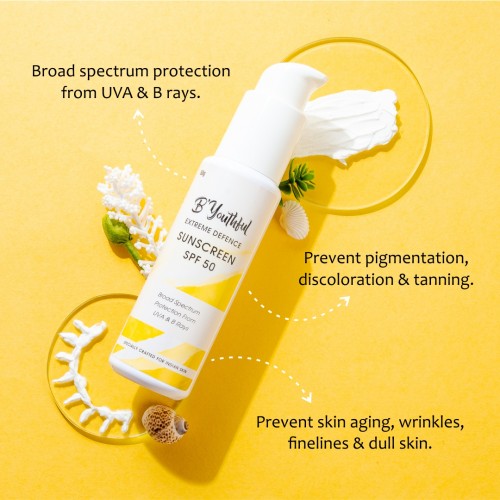 B’youthful extreme defence sunscreen with SPF 50 for extreme protection (50 gm)