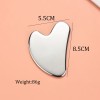 Custom Logo Jade stone rose quartz Stainless steel gua sha,Metal guasha