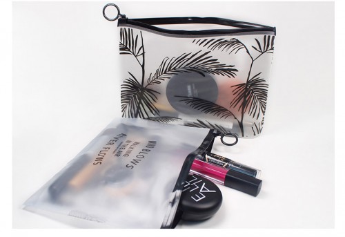 Cosmetic Bag Cartoon Clear Woman Portable Transparent Pvc Makeup Bag Travel