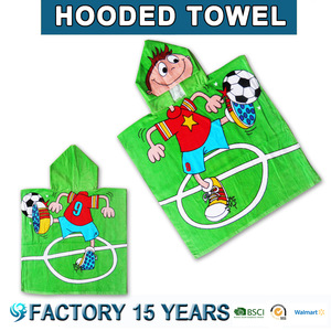 China Wholesaler Supply 100% Cotton Printed baby hooded towel bamboo