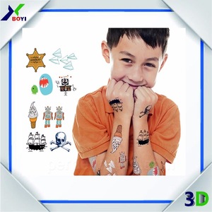 OEM Custom Design multiclass art paper body hand temporary tattoo sticker