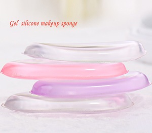 Direct factory washable beauty sponge, silicone makeup sponge for face