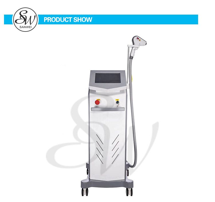 Sanwei professinal beauty machine 808nm diode laser hair removal machine price