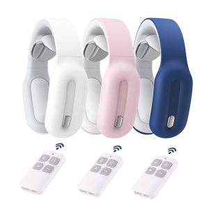 Foldable  Portable Smart Neck Massager Wireless Intelligent Neck Massager With Heat Portable Pulse