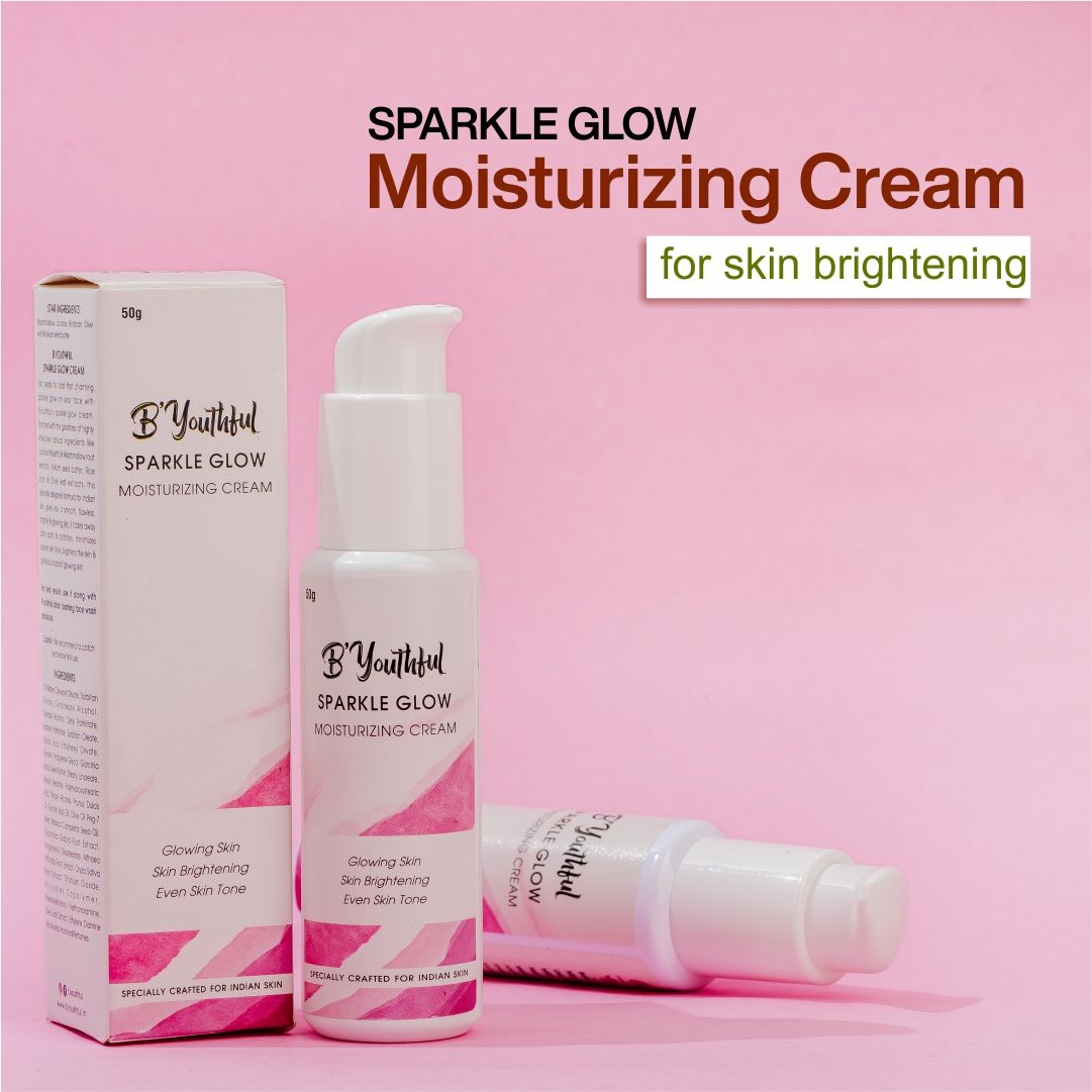 B’youthful’s sparkle glow cream for bright & glowing skin (50 gm)