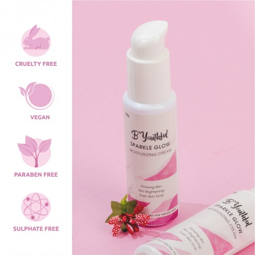 B’youthful’s sparkle glow cream for bright & glowing skin (50 gm)