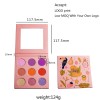 Hot Selling Factory Customized High Pigment Matte Shimmer Glitter Eyeshadow Palette With Private Label