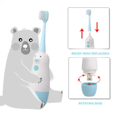 OEM Teeth Whitening Battery Powered Waterproof Sonic Kids Electric Toothbrush