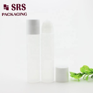 Plastic luxury roller ball bottle big size deodorant serum bottle customized 35ml bottle packaging