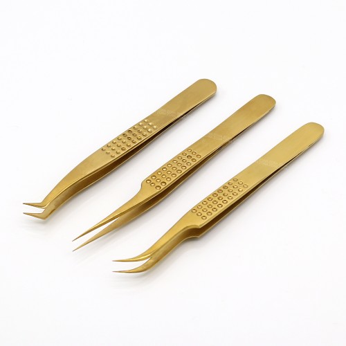 Excellent quality eye lashes tweezers in whole sale prices