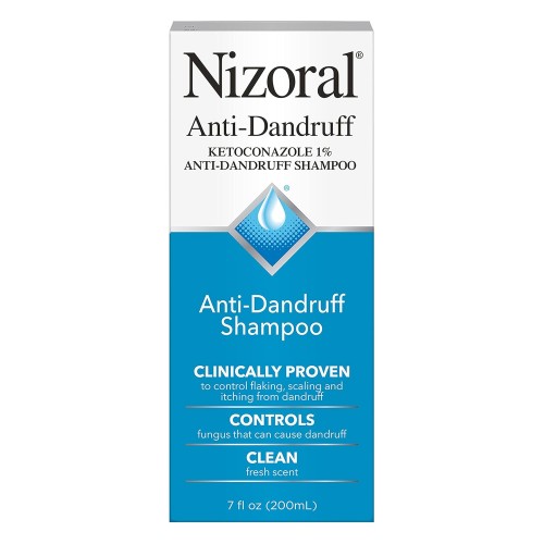 Nizoral Anti-Dandruff Shampoo with 1% Ketoconazole, Fresh Scent, 7 Fl Oz