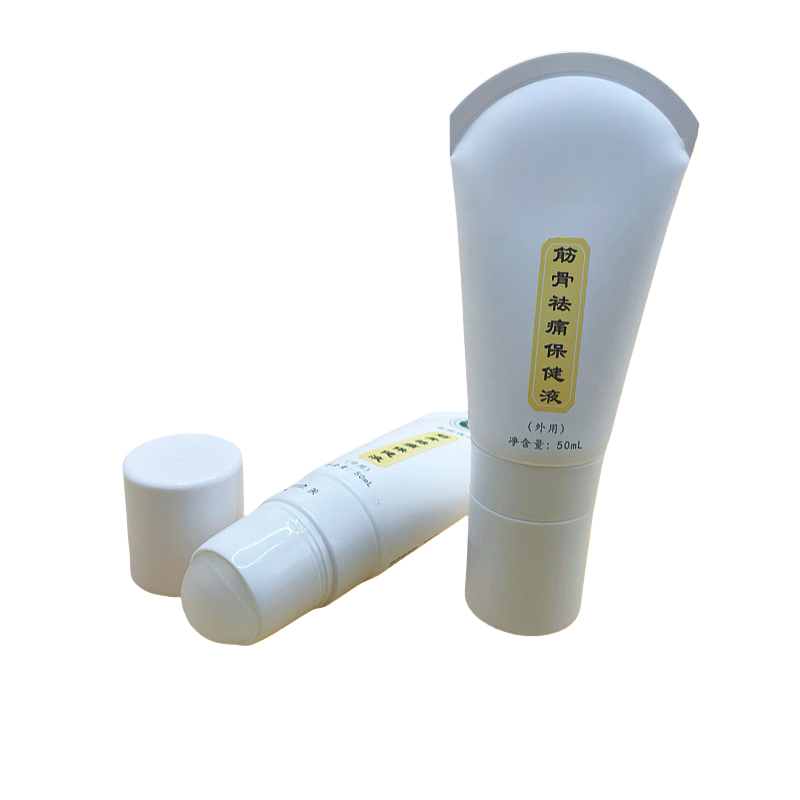 deodorant plastic tube with roller ball