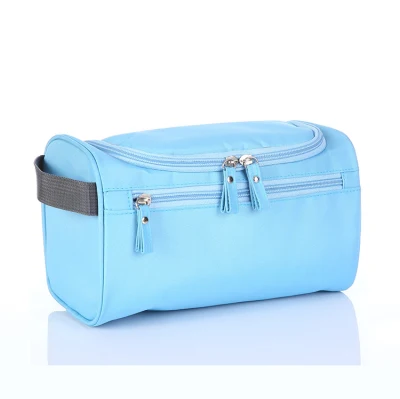 Prmotional Diamond Check Beauty Case Cosmetic Bag with Zipper