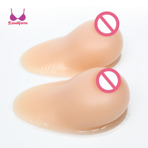 Silicone Breast for Swimsuit Waterdrop Strap-On Silicone Breast