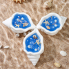 Cleaneze Seashell-shaped Soy Wax Candle Gift Set with Sea Shell Fragrance and DIY Fruit Jelly Candle