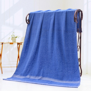 China supply in stock wholesale cheap price big size cotton bath towel