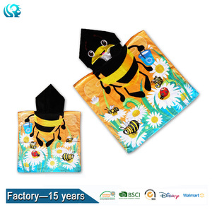 China Wholesaler Supply 100% Cotton Printed baby hooded towel bamboo