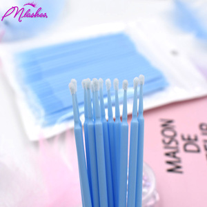 Wholesale Makeup Cleaning Cotton Sticks Eyelash Extension Cleaning Cotton   Bud