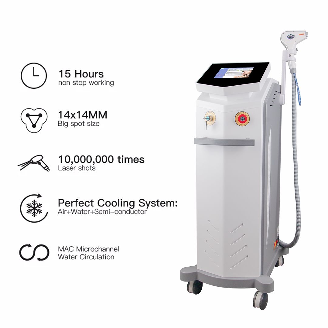 Top Quality 808 Diode Laser Hair Removal Machine for Painless Treatment