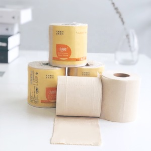 3Ply  Unbleached Sanitary Bamboo Pulp Toilet Paper Roll toilet tissue paper With Cheap Price