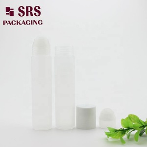 Plastic luxury roller ball bottle big size deodorant serum bottle customized 35ml bottle packaging