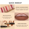 Non-stick Cup Waterproof 2 In 1 Double Ended Matte Lip Liner And Lipstick