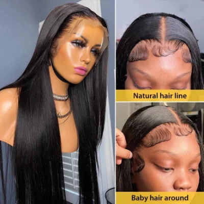 150% Density HD 13*4 Lace Remy Human Hair for Black Women Wholesale  Brazilian Virgin Hair Transparent Lace Frontal Wig - China Wig e Human Hair  Wig preço