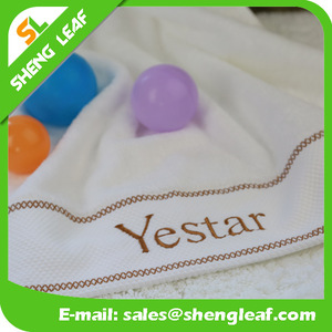 Wholesale Hotel Supplies 100% Cotton hotel white bath towel