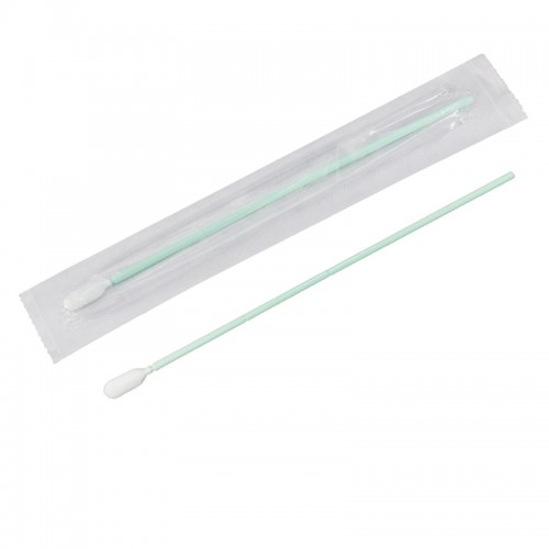 Small Roud Tip Disposable Sample Collection Polyester Swab for Medical Diagnostics and Environmental Monitoring