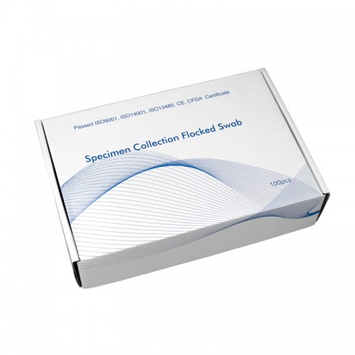 Small Roud Tip Disposable Sample Collection Polyester Swab for Medical Diagnostics and Environmental Monitoring