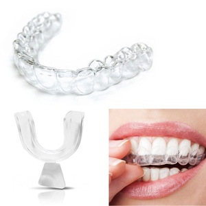 1pair Thermoforming Dental Mouthguard Teeth Whitening Trays Bleaching DeviceTooth Whitener Mouth Guard Care Oral Hygiene