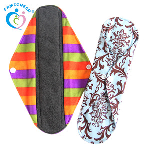 Wholesale Bamboo Reusable Waterproof Sanitary Pads Cloth Menstrual Pads