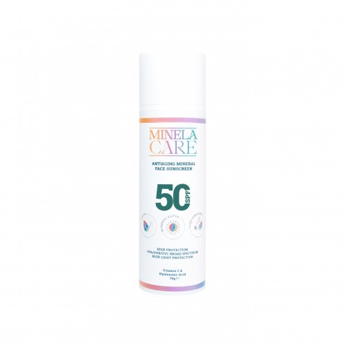 Minela Care Antiaging 100% Organic Mineral Filter SunScreen